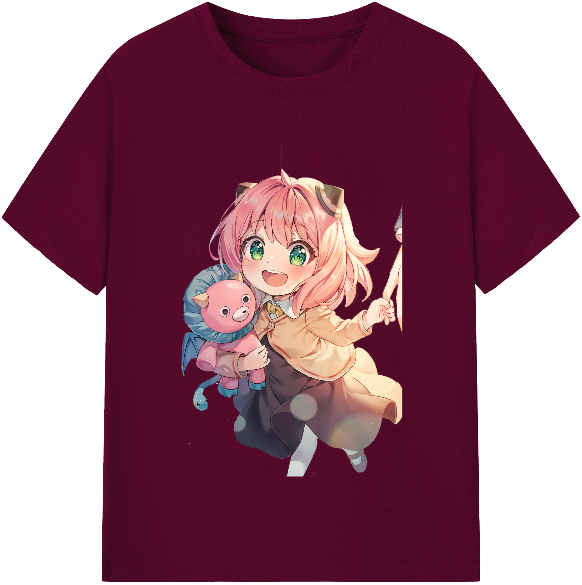 （画像用） SPY×FAMILY间谍家家酒 レディースカジュアルプリントTシャツ（綿100％）